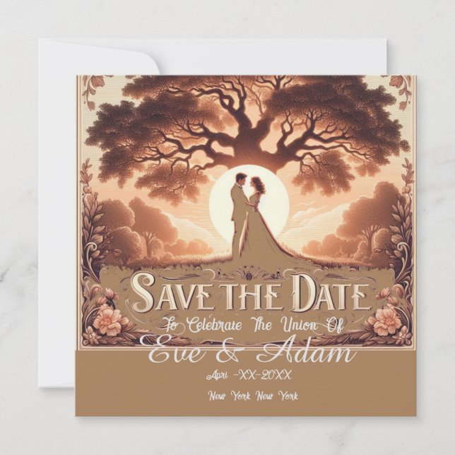 Love's Everlasting Promise: A Wedding Invitation (Front)