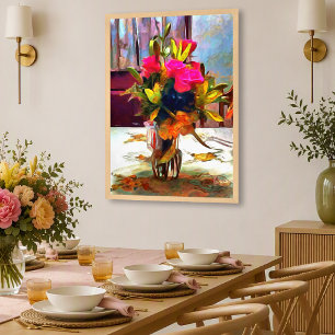 Love's Flowers Pink Roses PM0001 Art Print