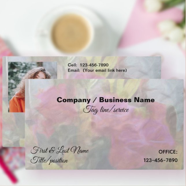 Love's Flowers PM0001 Business Card (Creator Uploaded)