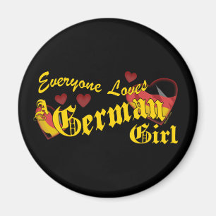 Loves German Girl Magnet
