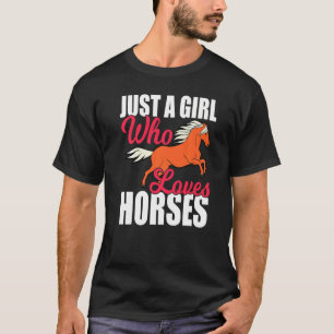 Loves Horses Graphic T-Shirt