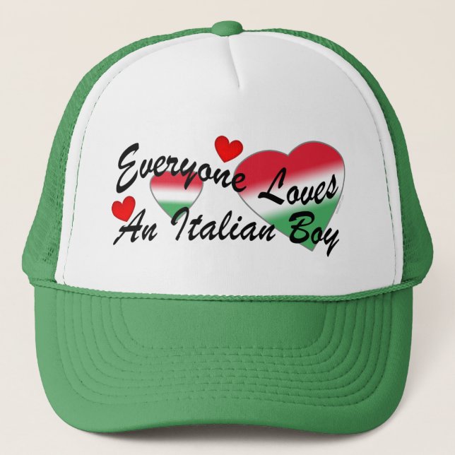 Loves Italian Boy Hat (Front)