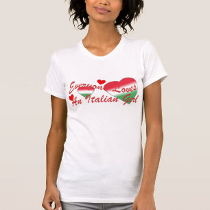 Loves Italian Girl Red T-Shirt