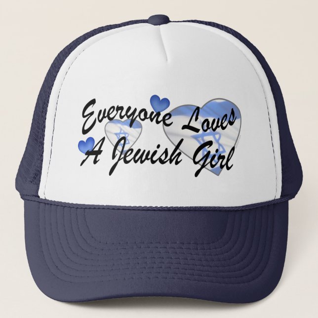 Loves Jewish Girl Hat (Front)