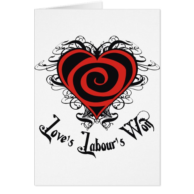 Love's Labour's Won (Front)