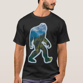 Loves Music And Mountain First Day Of Bigfoot Musi T-Shirt