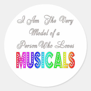Loves Musicals Stickers