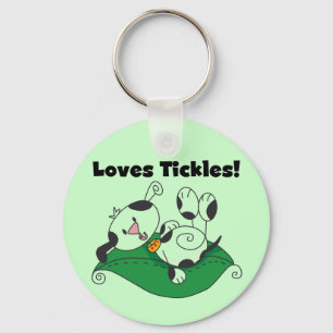Loves Tickles T-shirts and Gifts Key Ring