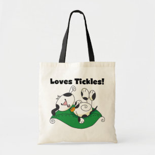 Loves Tickles T-shirts and Gifts Tote Bag