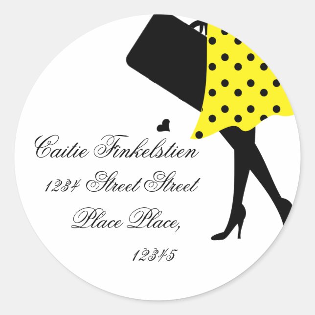 Loves to Travel Classic Round Sticker (Front)