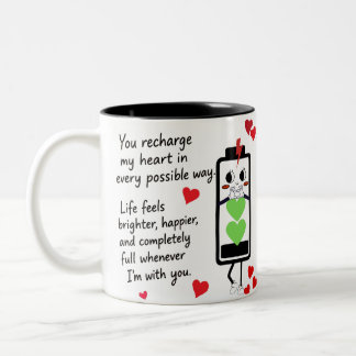 Loves Two-Tone Coffee Mug