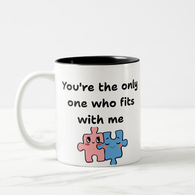 Loves Two-Tone Coffee Mug (Left)