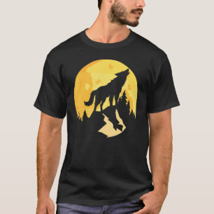 Loves Wolves wolf Face 5 T-Shirt