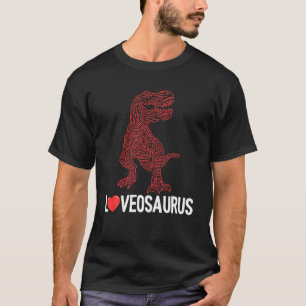Lovesaurus Valentines Day Cute Dinosaur Rex V-Day T-Shirt