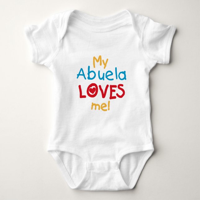 LOVESMEabuela Baby Bodysuit (Front)