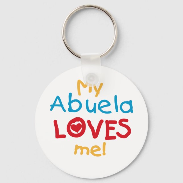 LOVESMEabuela Key Ring (Front)