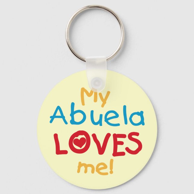 LOVESMEabuela Key Ring (Front)
