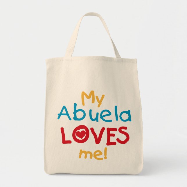 LOVESMEabuela Tote Bag (Front)