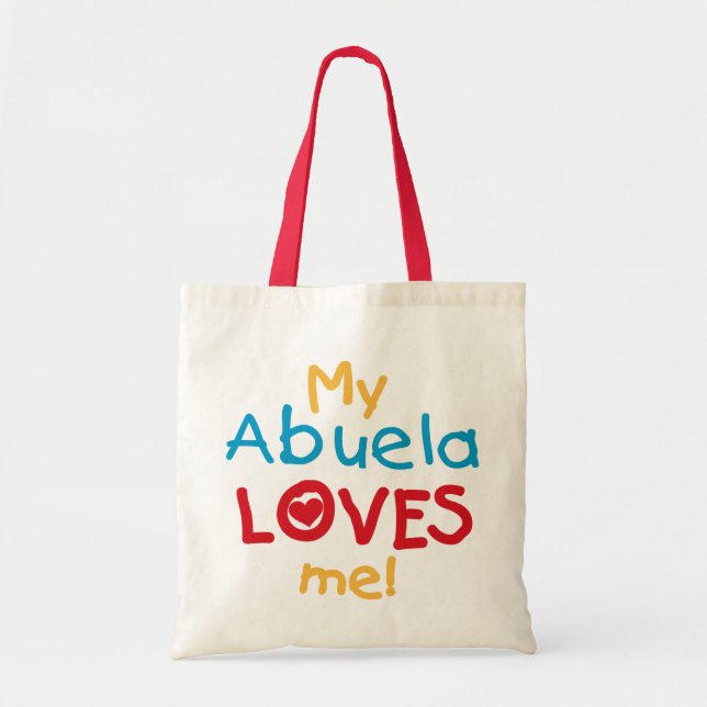 LOVESMEabuela Tote Bag (Front)
