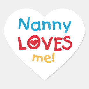 LOVESMEnanny Heart Sticker