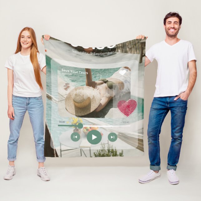 #Love'sSaveYourTearsFleece Blanket (In Situ)