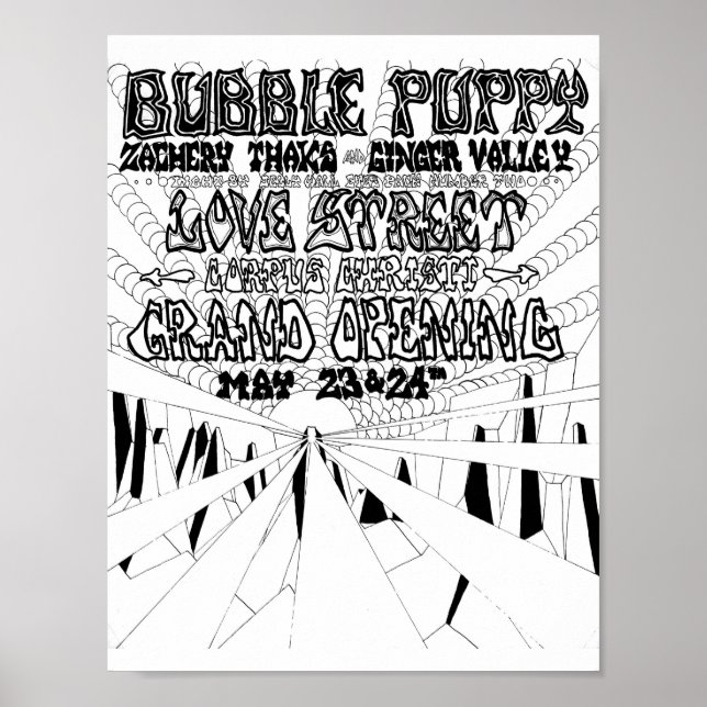 LoveStreetLightCircusflyer CorpusMay23&24'69 Poster (Front)
