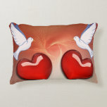 Lovey Dovey Decorative Cushion<br><div class="desc">Lovey Dovey  Throw Pillow. Express yourself. With style!</div>