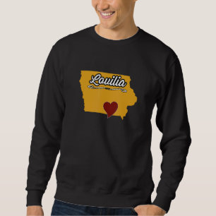 LOVILIA IOWA IA USA Cute Souvenir Merch US City Sweatshirt
