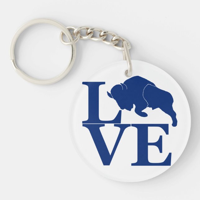Lovin' Buffalo Key Ring (Front)