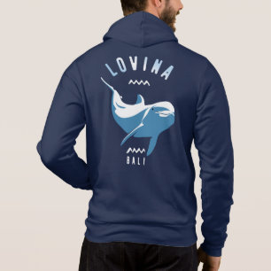 Lovina Bali - Swimming With Dolphins T-Shirt Hoodie