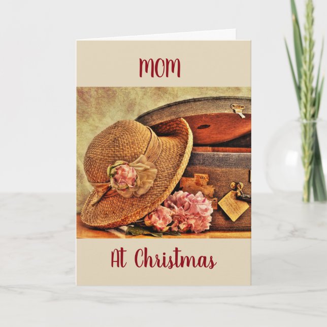 **LOVING AND VERY SPECIAL MOM** AT CHRISTMAS HOLIDAY CARD (Front)