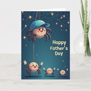 Loving Arachnid Fathers Day Card