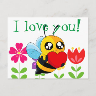 Loving Bee Postcard