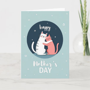 Loving Cat Mother Day Card
