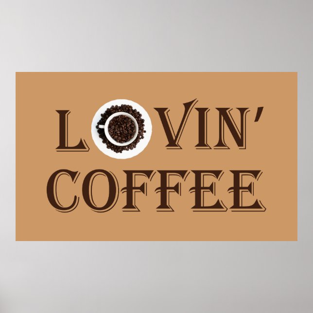 Loving coffee poster (Front)