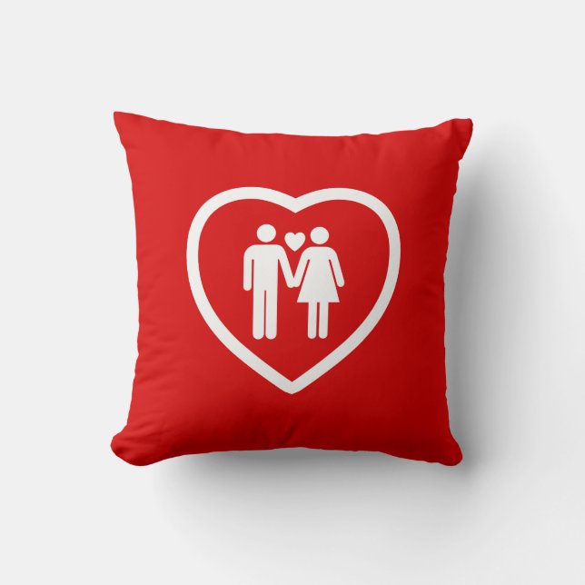 Loving Couple Cushion (Front)