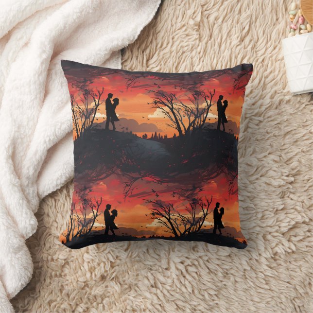Loving Couple  Cushion (Blanket)
