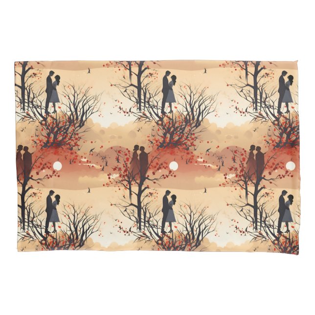 Loving Couple  Pillowcase (Front)