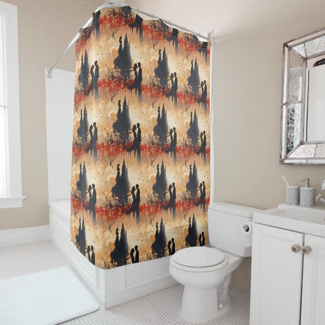 Loving Couple  Shower Curtain (In Situ)