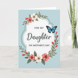 Loving Daughter Floral Card