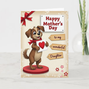 Loving Daughter Message Card