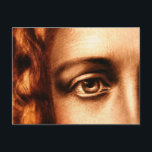Loving Eye of Jesus Christ Postcard<br><div class="desc">Unusual image from a famous vintage religious painting.</div>