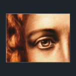 Loving Eye of Jesus Christ Postcard<br><div class="desc">Unusual image from a famous vintage religious painting.</div>