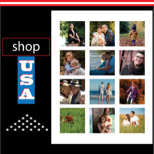 Loving Family Collage 12 Image Incredible Postcard