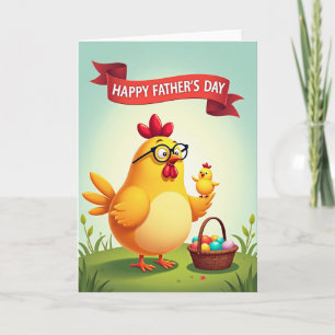 Loving Fathers Day Fowl Card