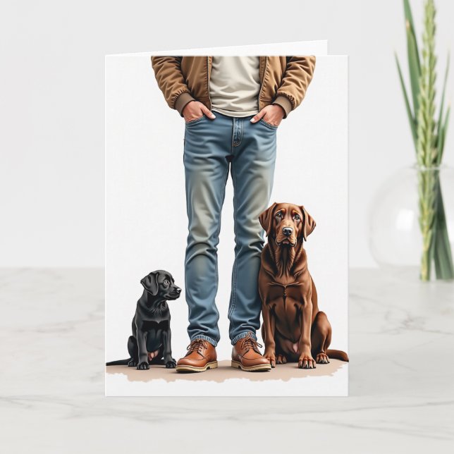 Loving Fathers Day Friend Card (Front)