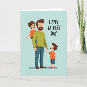 Loving Fathers Day Portrait Card