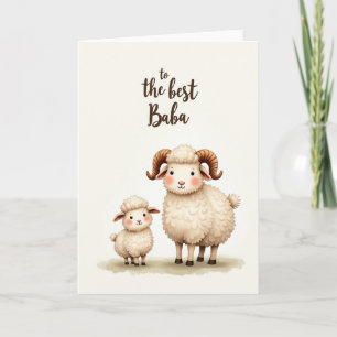 Loving Fathers Day Sheep Card