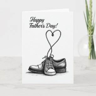 Loving Fathers Day Shoes Card