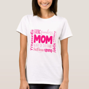 Loving Fearless Mum Heart of the Family T-Shirt